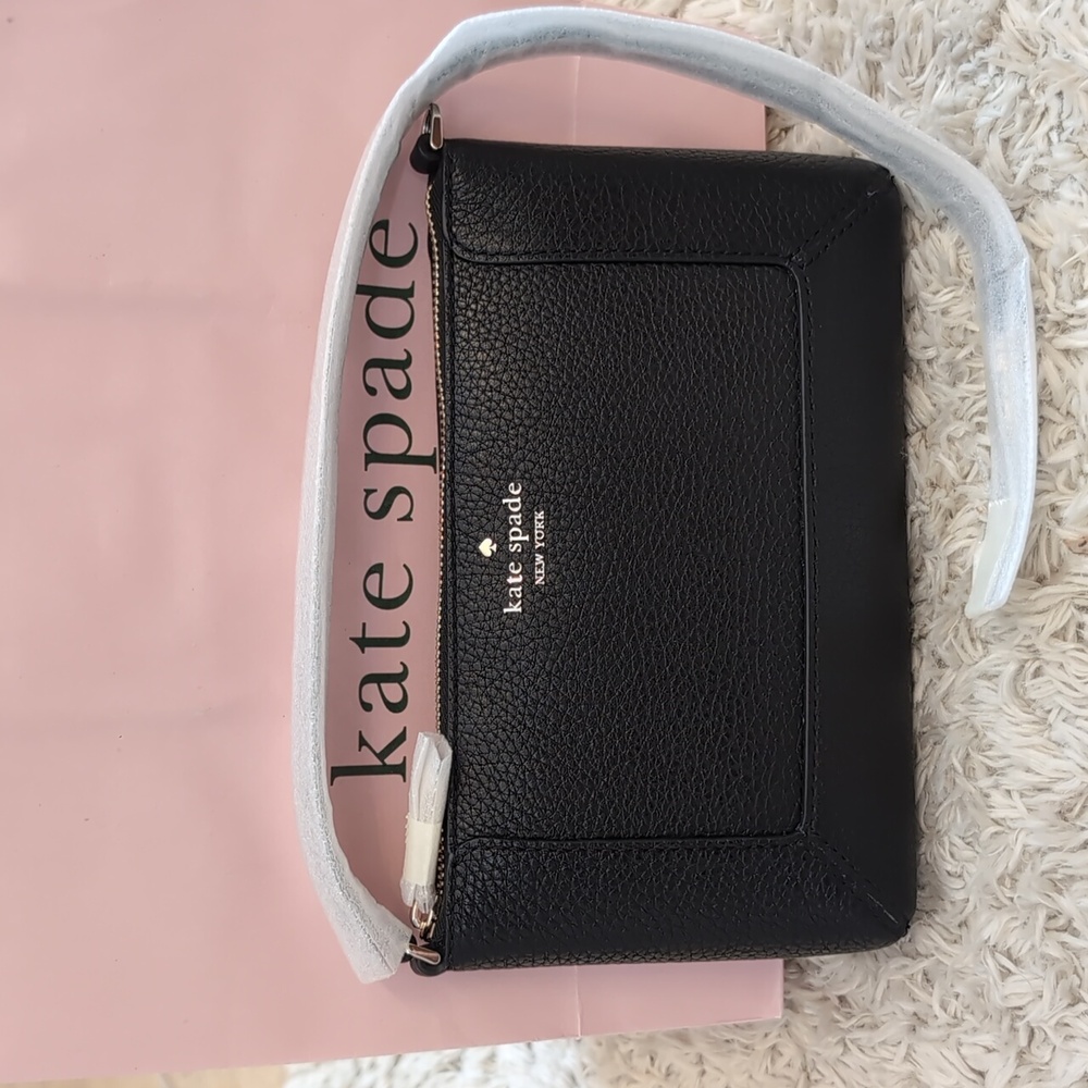 Kate Spade Lena Convertible Wristlet Black KH785
